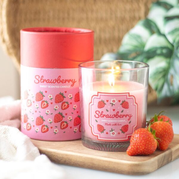 TF_70225.jpg Strawberry Scented Candle - Aromatherapy