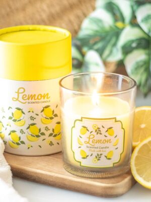 Lemon Scented Candle - Aromatherapy