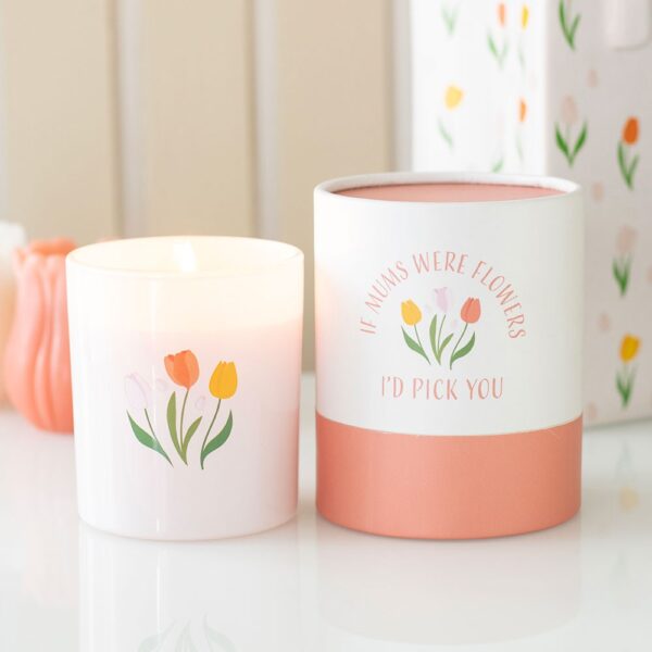 If Mums Were Flowers French Tulip Candle - Aromatherapy