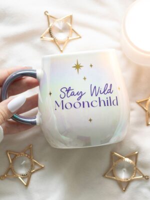 Stay Wild Moon Child Rounded Mug - Ceramic Mug