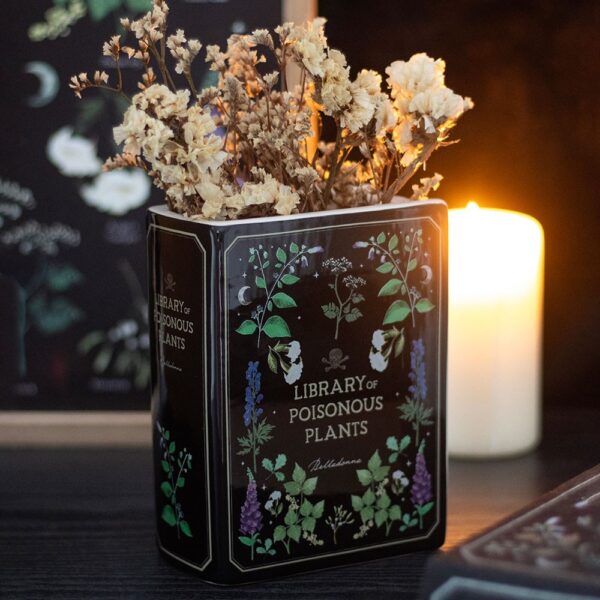 VE_03826.jpg Poisonous Plants Book Shaped Vase - Book Decor