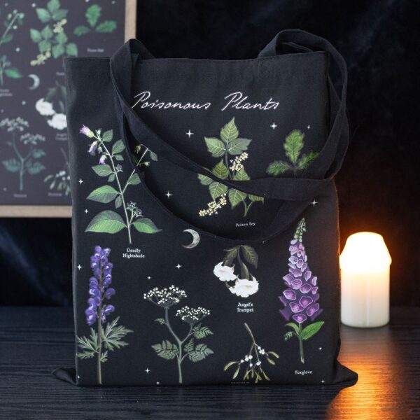 Poisonous Plants Polycotton Tote Bag - Spiritual Home Decor