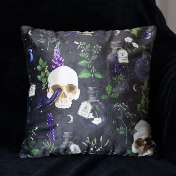 VE_05626.jpg 35cm Square Venom & Vines Print Cushion - Spiritual Home Decor