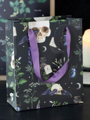 23cm Venom & Vines Print Gift Bag - Spiritual Home Decor
