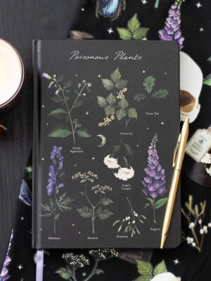 Poisonous Plants A5 Notebook - Spiritual Home Decor