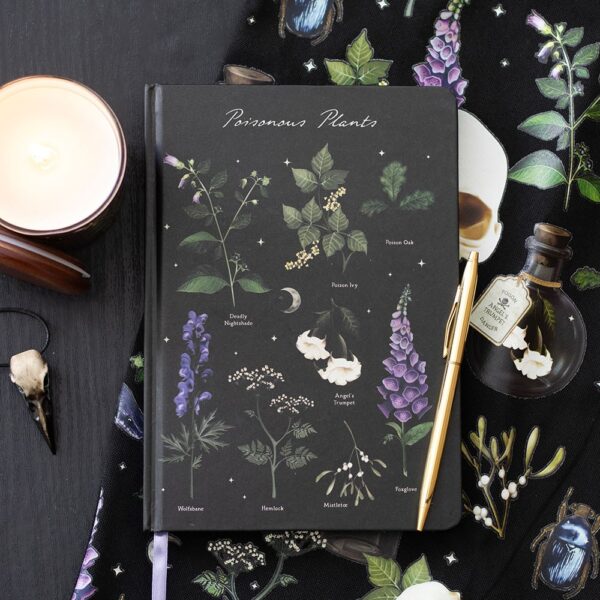 Poisonous Plants A5 Notebook - Spiritual Home Decor
