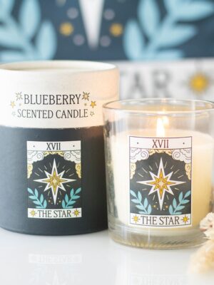 The Star Vintage Tarot Blueberry Candle - Aromatherapy
