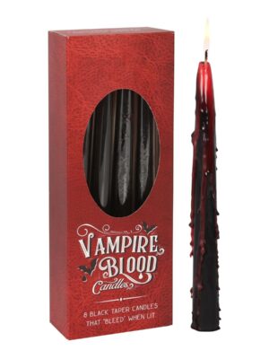 Set of 8 Vampire Blood Taper Candles - Spiritual Home Decor