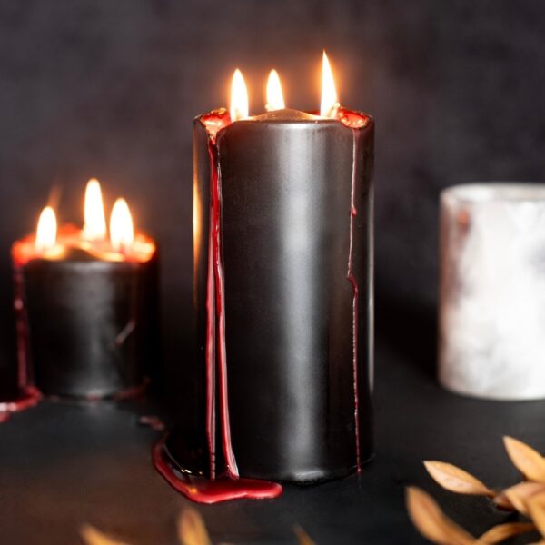 Large Vampire Blood Pillar Candle - Aromatherapy
