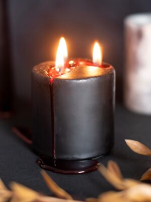 Small Vampire Blood Pillar Candle - Aromatherapy