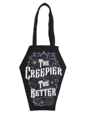 The Creepier the Better Coffin Shaped Tote Bag - Spiritual Home Decor