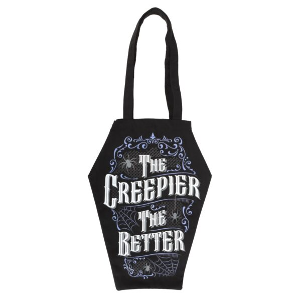 The Creepier the Better Coffin Shaped Tote Bag - Spiritual Home Decor