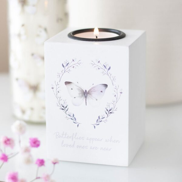 Butterflies Appear Tealight Candle Holder - Aromatherapy
