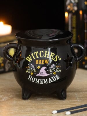 Witches Brew Cauldron Oil Burner and Wax Warmer - Witchcraft Ritual