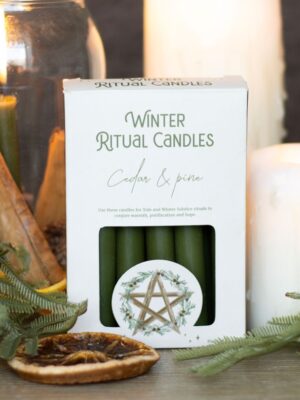 WN_72423.jpg Cedar & Pine Winter Ritual Spell Candles - Witchcraft Ritual