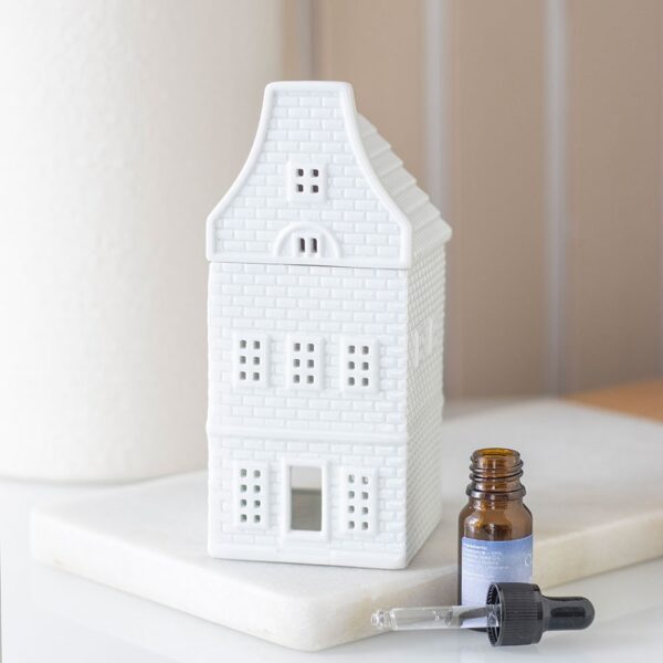 WO_15826.jpg White Nordic House Oil Burner and Wax Warmer - Spiritual Home Decor