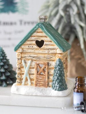 WO_16126.jpg Cabin Ski Chalet Oil Burner - Spiritual Home Decor