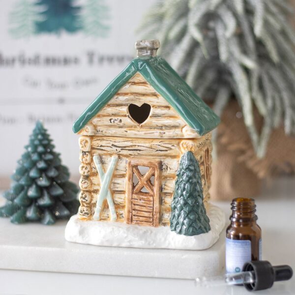 WO_16126.jpg Cabin Ski Chalet Oil Burner - Spiritual Home Decor