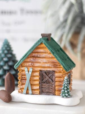 WO_16926.jpg Cabin Ski Chalet Incense Cone Holder - Aromatherapy