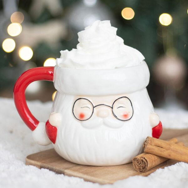 Santa Claus Shaped Mug - Ceramic Mug