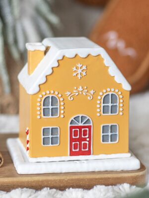WS_19026.jpg Candy Cane Gingerbread House Incense Cone Holder - Aromatherapy