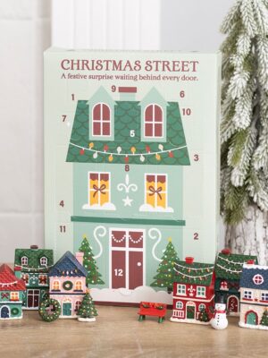 12-Day Christmas Street Scene Advent Calendar - Spiritual Home Decor