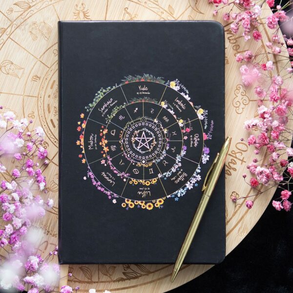 Wheel of the Year A5 Notebook - Spiritual Home Decor
